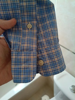 Camisa Ralph Lauren Talla M Cuadros Azul