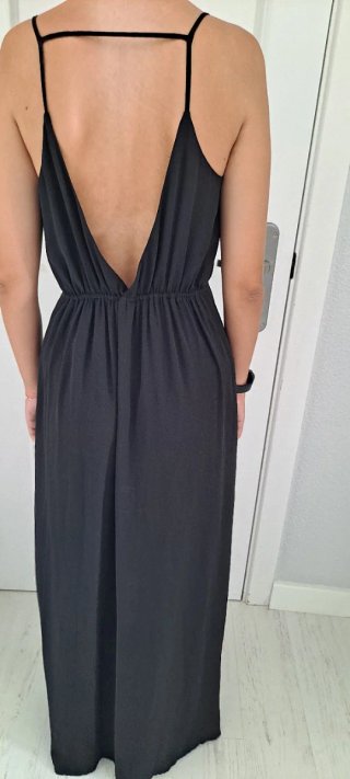 Vestido largo negro Talla 40
