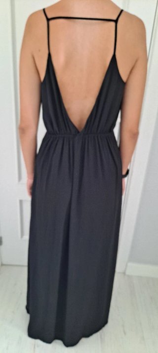 Vestido largo negro Talla 40