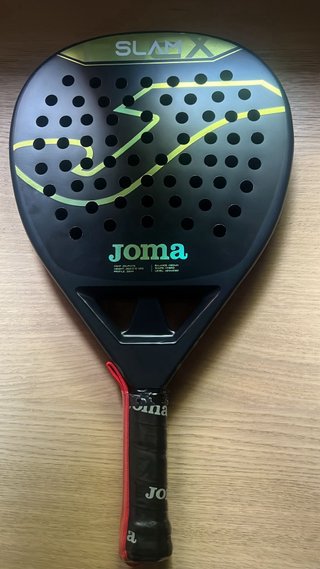 Pala de pádel Joma Slam Negra y Verde