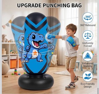NUEVO Saco Boxeo Infantil + Guantes + Bomba