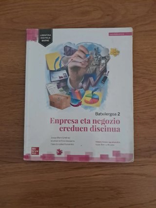 Enpresa eta negozio ereduen diseinua, 2 Batxile...