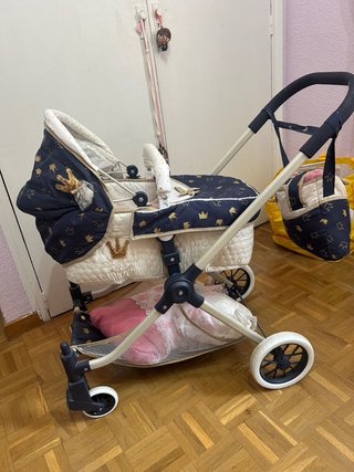 2 Muñecas Reborn con carrito y ropita