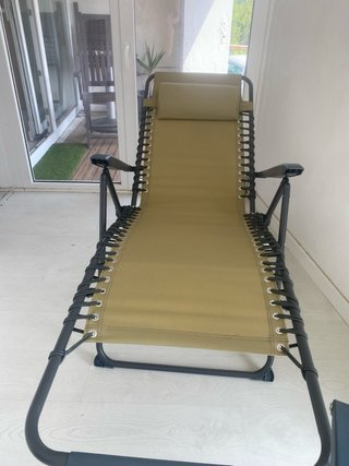 2 Hamacas Terraza Beige/Gris