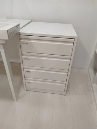 Cajonera blanca madera