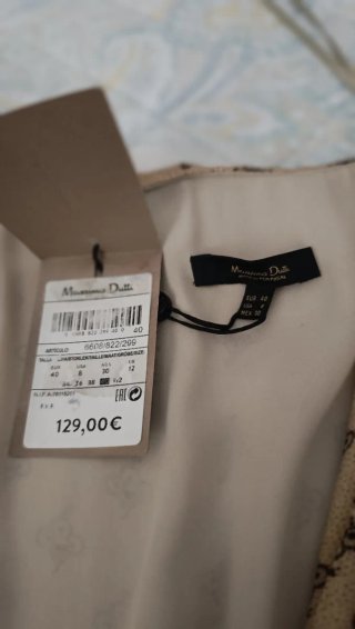 Vestido largo Massimo Dutti