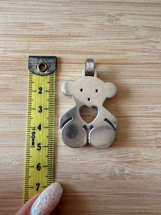 Colgante Oso Corazón Plata 925 Tous