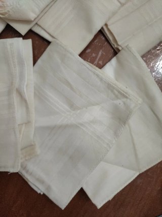 7 Pañuelos de Bolsillo Lisos Caballero,