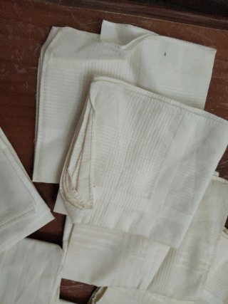 7 Pañuelos de Bolsillo Lisos Caballero,