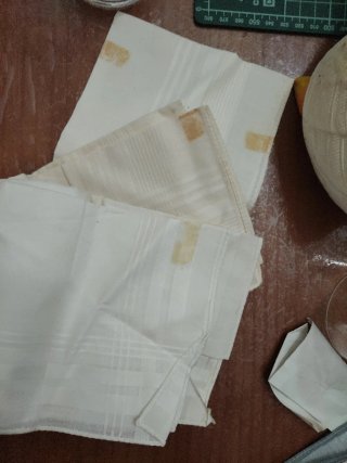 7 Pañuelos de Bolsillo Lisos Caballero,