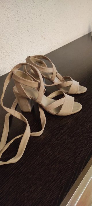 Sandalias XIT Beige Talla 38 Mujer