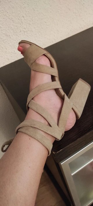 Sandalias XIT Beige Talla 38 Mujer