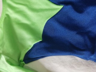 Malla Gimnasia Rítmica Azul y Verde