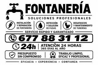 Fontanería Profesional 677 88 31 12