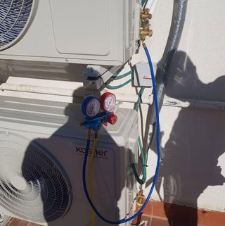 Instalación de aire acondicionado, mantenimiento