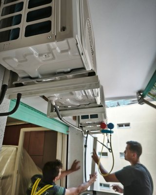 Instalación de aire acondicionado, mantenimiento