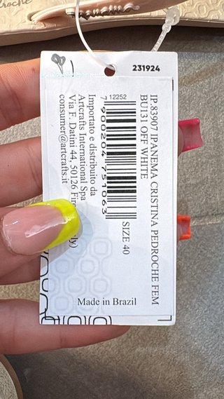 Ipanema infradito cuore glitter tg 40