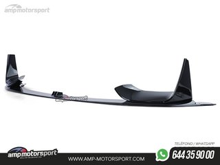 SPOILER DELANTERO LOOK M-PERFORMANCE PARA BMW M3 F80 M4 F82/83 NEGRO BRILLO