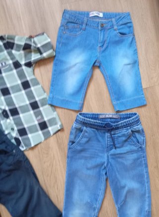 Set 4 pezzi abbigliamento bambino 6-8 anni
