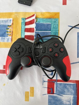 Mando Gaming Strike Me Negro/Rojo