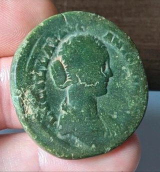Sestercio Lucila 164-169 d.C. "Concordia"