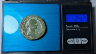 Sestercio Lucila 164-169 d.C. "Concordia"