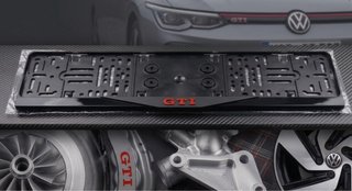 2 Porta matrículas GTI