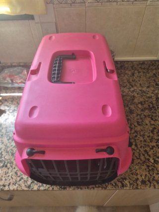 Transportín Perro/Gato Rosa y Negro