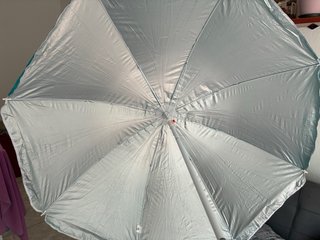 Quitasol playa 160 cm turquesa