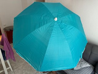 Quitasol playa 160 cm turquesa