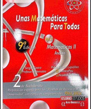 UNAS MATEMATICAS PARA TODOS.MATEMATICAS II