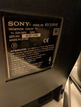 Sony Trinitron 21 RGB 15kHz Retrogaming