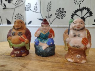 3 Budas Decorativos 10 cm