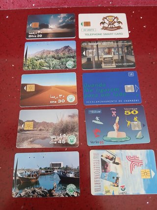40 Carte Telefoniche Mondiali