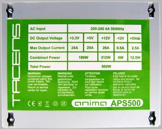 Fuente SFX Tacens Anima APS500 NUEVA y PRECINTADA