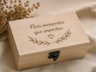 Caja de madera personalizada