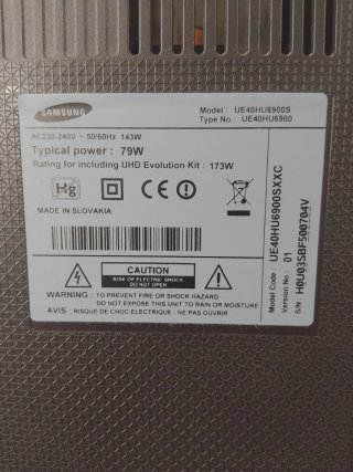 Samsung 55 TV 4K UHD Modelo UE40HU6900S