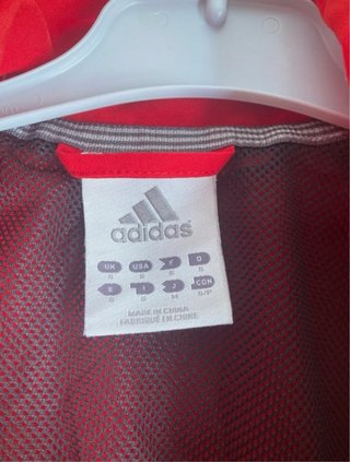 Chaqueta Adidas Roja Talla S