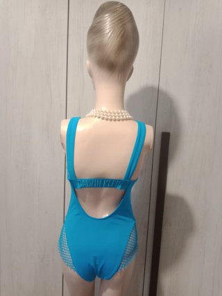 Costume da bagno intero blu taglia S