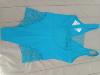 Costume da bagno intero blu taglia S
