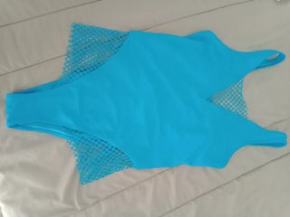 Costume da bagno intero blu taglia S
