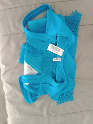 Costume da bagno intero blu taglia S