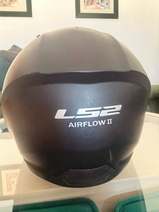 Casco LS2 Negro con Visera Transparente