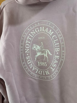 Sudadera rosa East Midlands