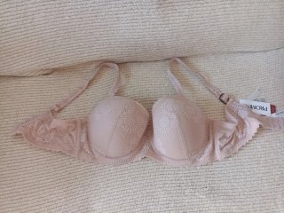 Sujetador beige encaje