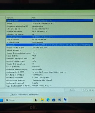 PC HP i3 8ª Gen | 8GB RAM | SSD M.2 + 1TB | W11 +