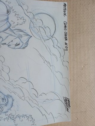 ORIGINAL portada cómic Metegol 3 Leonel Castellani