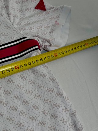 T-Shirt Guess Monogram Rossa L