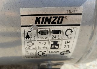 Compresor de aire eléctrico 24 l.