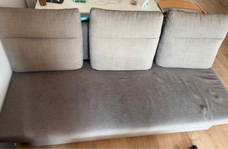 Sofá Cama Ikea Tela Gris